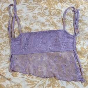 Lavender Lace Top
